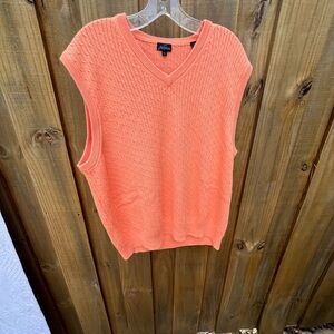 🌟3 for $25🌟 
Jack Nicklaus Golf Pale Peach/Orange V-Neck Sweater Vest SZ L